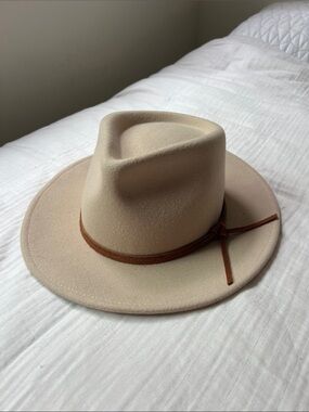 Wyeth Wool Felt Hat in Beige